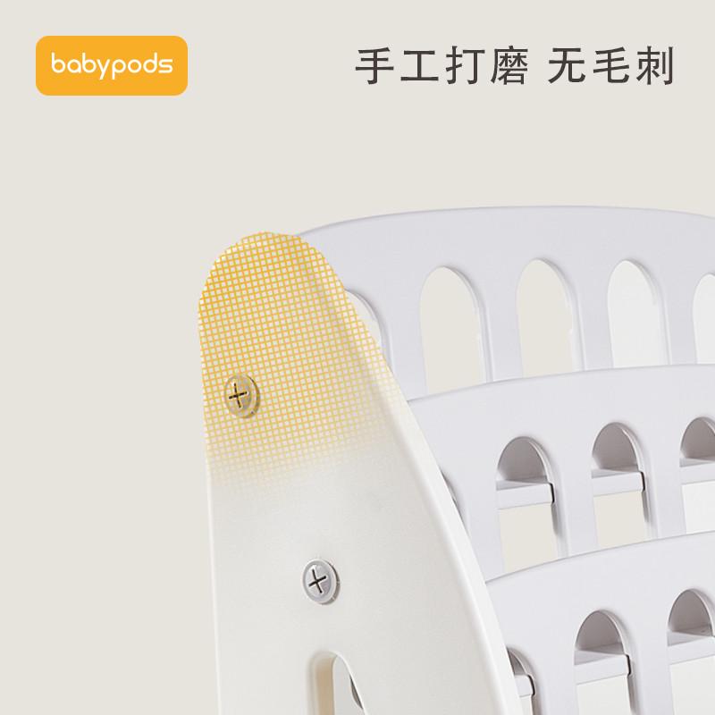 宝宝架置书柜绘收纳大容量书架物架落地家用babypods本儿童架一体