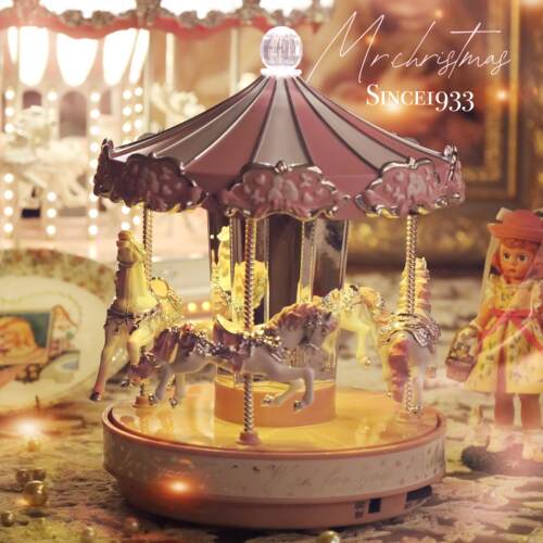 美国耶诞先生Mrchristmas蓝牙公主音乐盒旋转木马送女生生日礼物