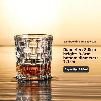 lead-free wine whiskey glass home beer glass cup set europea