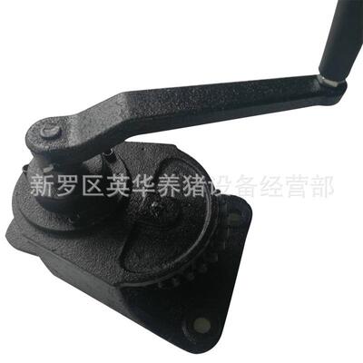 猪大棚卷帘加大加手场摇铸铁养殖场升降器大机BOS厚棚卷膜器