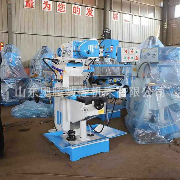 象鼻铣床X6232升降台回转头铣床 数显钻铣床 立卧两用自动走刀