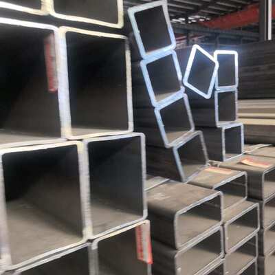 加工镀锌异性方管Q235B镀锌矩形管各种异型管订购  220x60黑方矩
