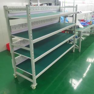 老化架防静电货架测试架电源排插实验室工厂车间可移动置物架带轮