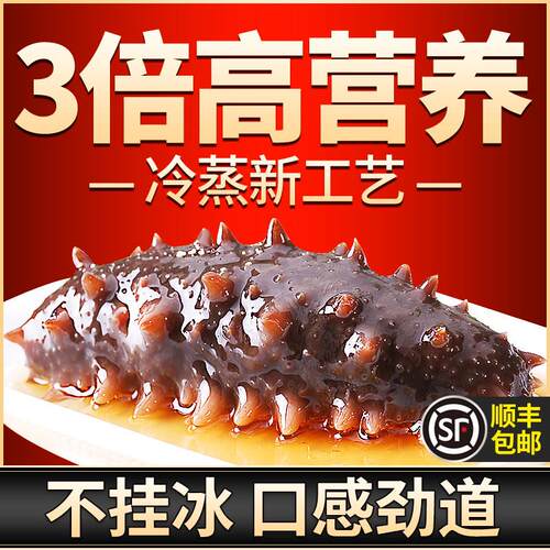 参王朝海参即食9年大连海生500g辽刺参海渗即食海参礼盒单个装
