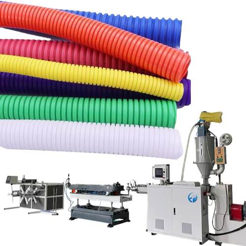 全自动塑料波纹管生产线适配PE/HDPE/PVC高产省人工