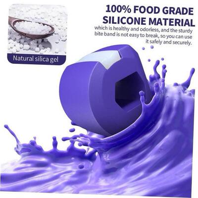 Food-grade Silica Gel Jaw Exercise Line Ball Muscle Trainin