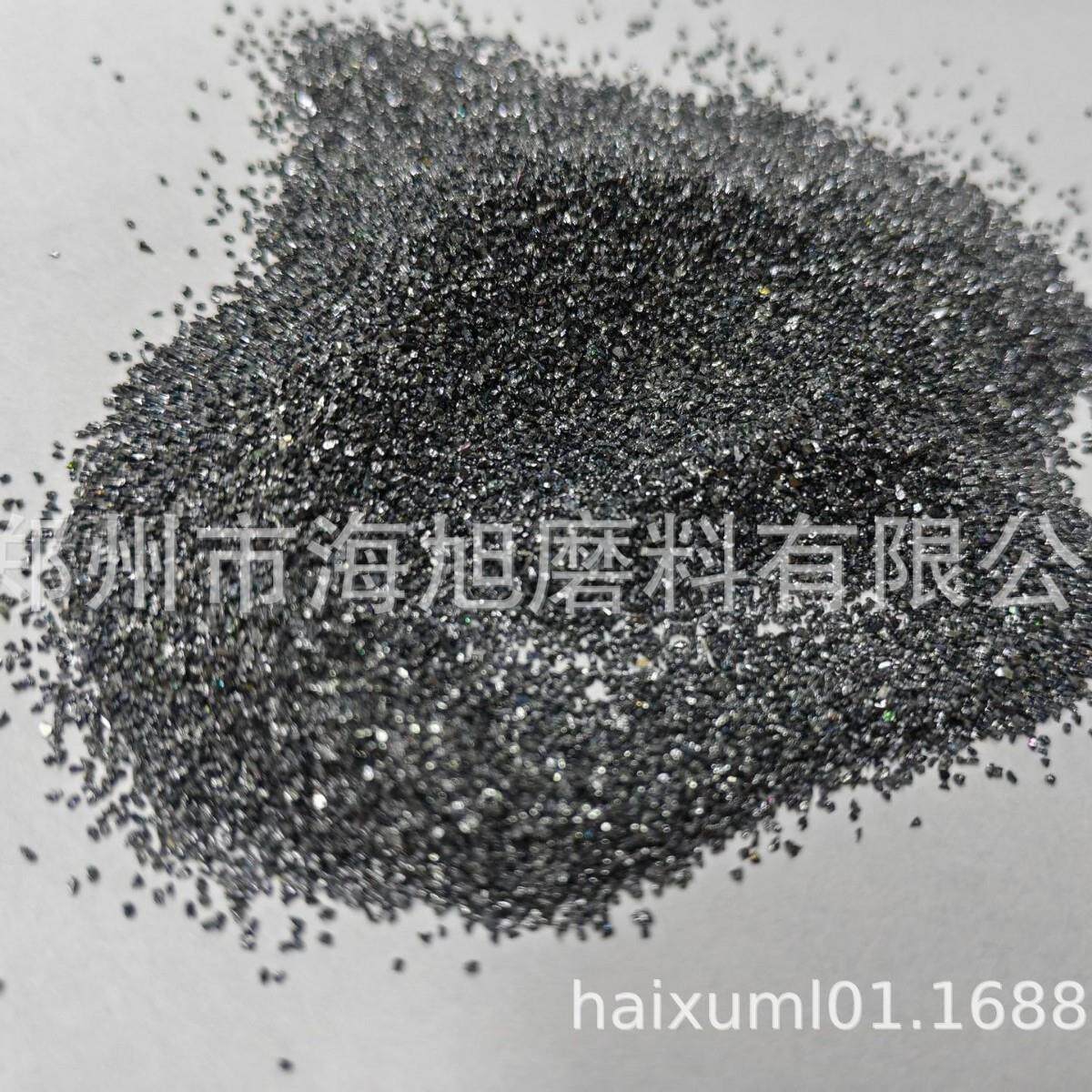 滑板用防滑贴纸/防滑砂纸用黑碳化硅粒度砂70目80目黑色金钢砂