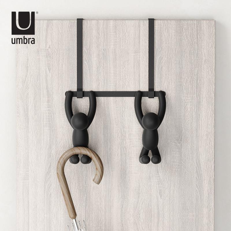 Umbra 伙 伙伴挂钩创意挂门上的门后门背式挂钩挂衣架免钉化妆室