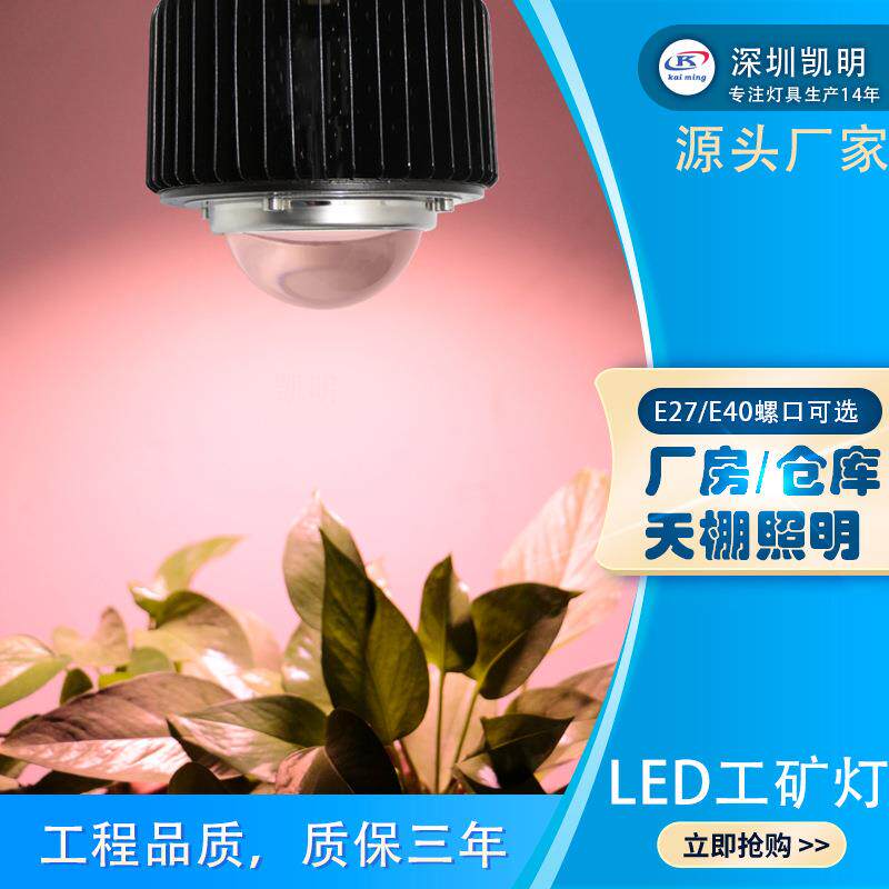 全光谱球泡灯/植物上色灯50W60W80W100WLED植物灯 仿太阳光生长灯