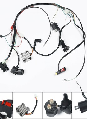 越野摩托车CG125150250CC电启动立式发动机CDI点火器线束总成