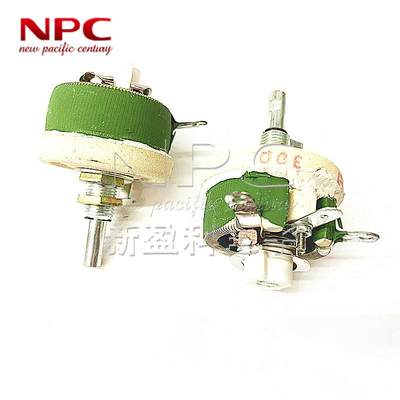 50W瓷盘电阻 BC1-50W40RJ 5%大功率可调滑动圆盘绕线变阻器