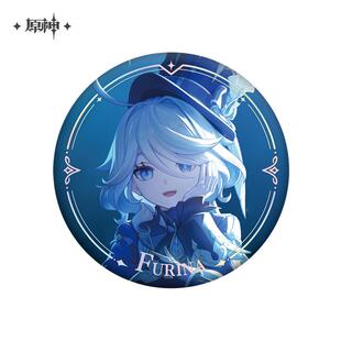 原神正版 官谷芙宁娜徽章吧唧角色PV系列立绘立牌挂件谷子周边合集