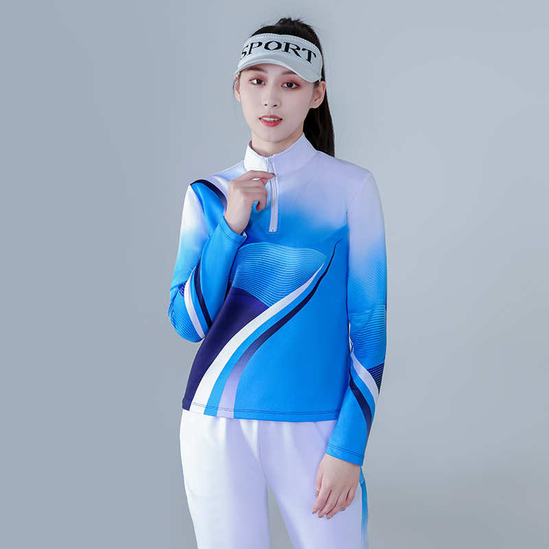 秋冬新款鬼体立领健身操运动2023操佳木斯跳舞团步服装舞广场套装