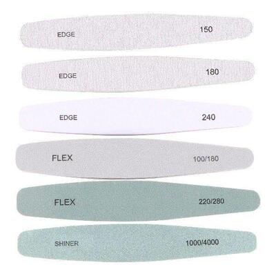 6 Pcs Gel Nail Kits File and Buffer False Nails Polishing