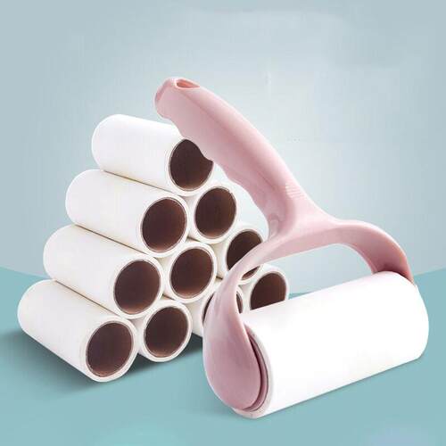 Disposable Roll Sticky Lint Remover and Dust Paper Set, Lint