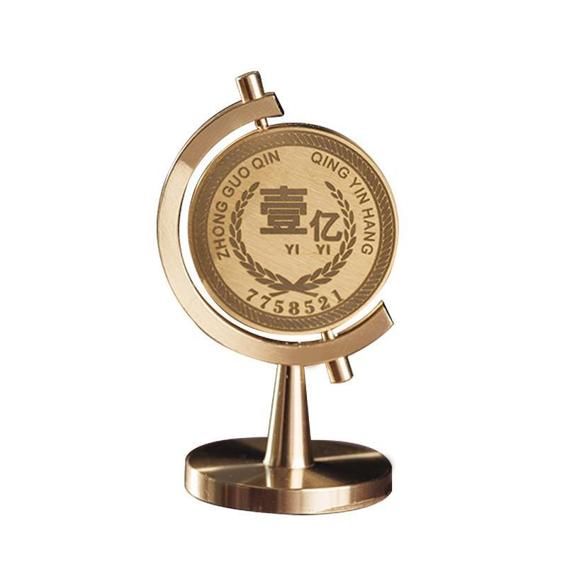 办公室工艺品黄铜目标装饰摆件