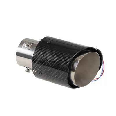 热销车改装配汽件天改装排气管发真碳蝎73312纤维LED光尾喉