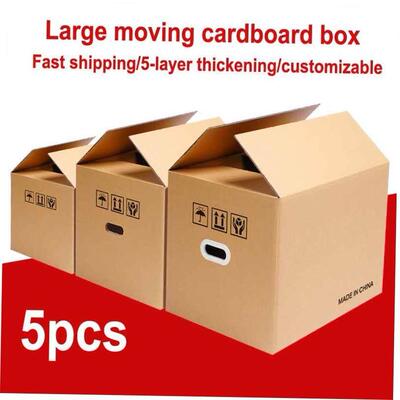 5pcs Moving cardboard boxes carton paper box Packing box