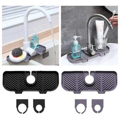 Convenient Silicone Countertop Protector Faucet Absorbent