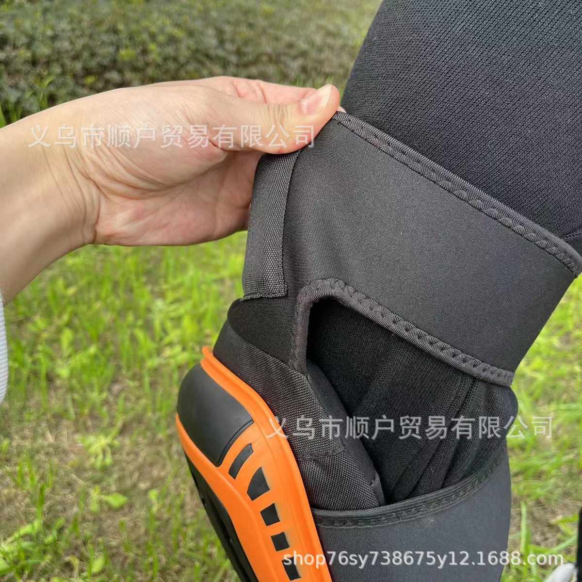 硅胶eva护膝园林跪地户外工业防滑修车护具劳保工作耐磨建筑