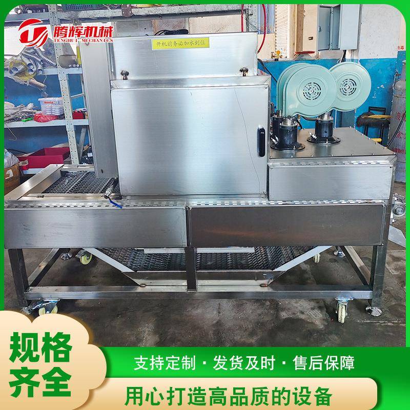 大型连续式牛羊头猪头烧毛机 电子液化气打火商用全自动燎毛机
