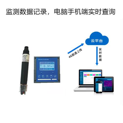 溶氧在线监测仪高精度智能水产养殖设备DO温度自动厌氧数字式