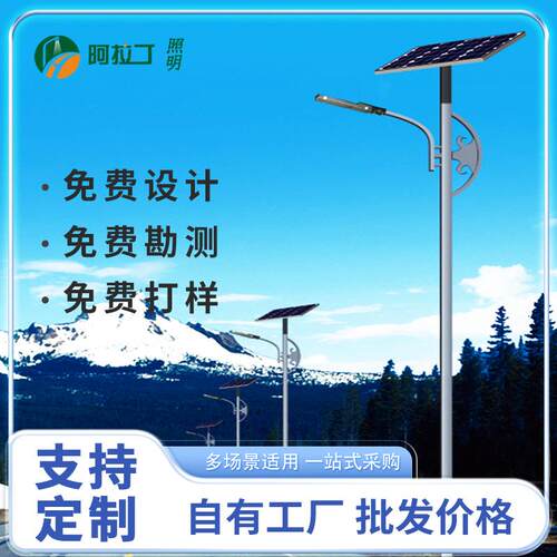 江苏6米藏式感应LED民族风路灯道路照明灯智能耐用智能感应超亮