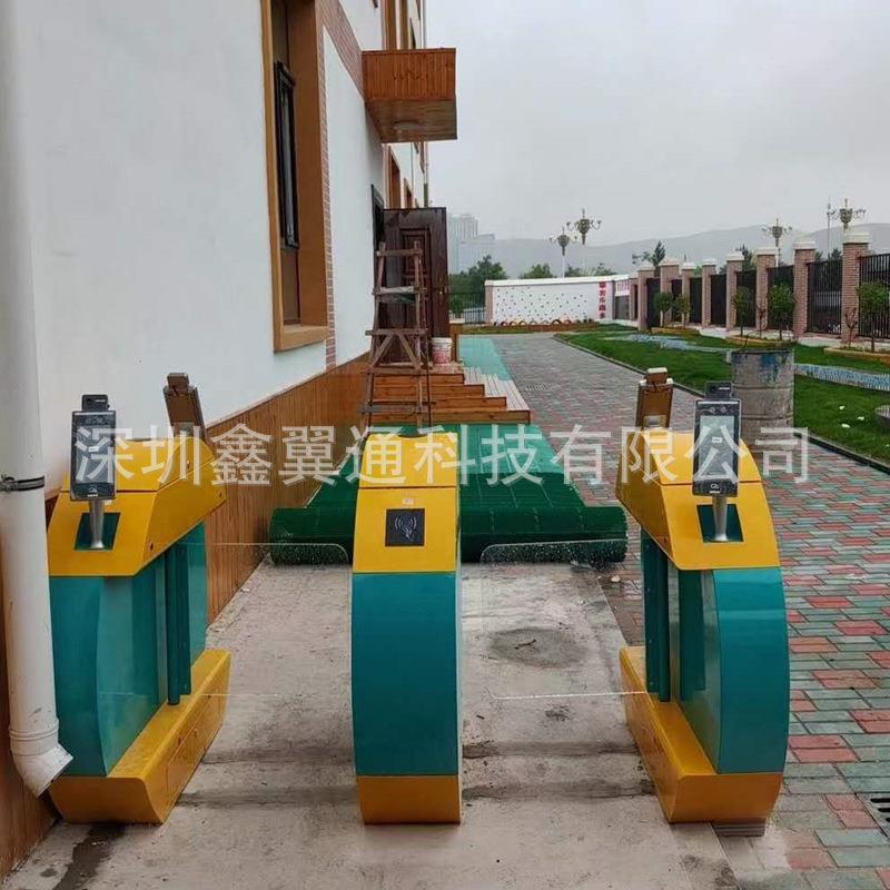幼儿园刷卡摆闸智能门禁闸机语音播报速通门人行通道速通门