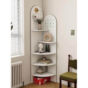 简约三角柜客厅靠墙转角柜墙角柜小户型家用角落柜实木转角置物架