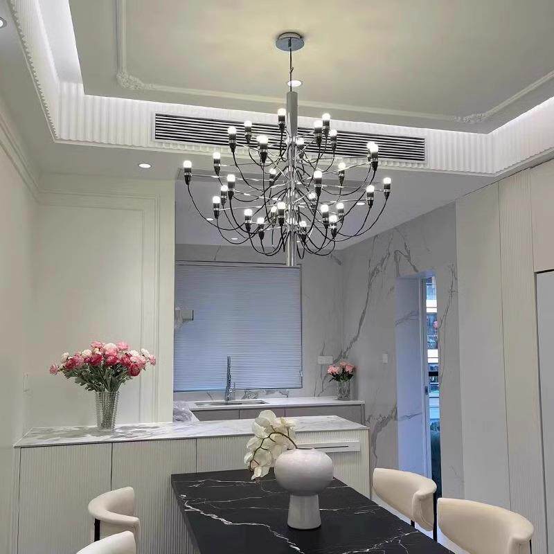 意大利盛夏果实法式客厅餐厅吊灯loft复式楼梯设计师别墅挑空吊灯