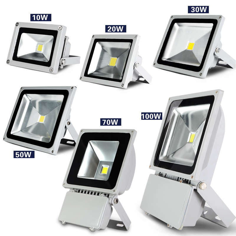LED投光灯100W50W150W200W 防水防潮泛光灯户外室外投射灯投光灯