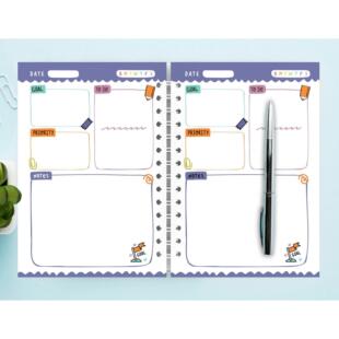 plan study book time Students Simplified management planner
