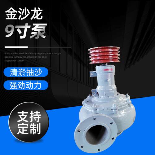 9寸泵单级离心泵清淤潜水卧式泥浆泵柴油机吸收泵