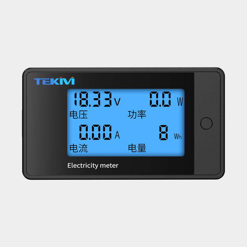 8-100V四合一LCD直流数显电量表电压电流表功率测试仪数字表头