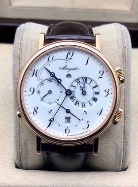 公价37.8万】98新39mm宝玑18k玫瑰金5707ER/29/9V6自动机械男手表