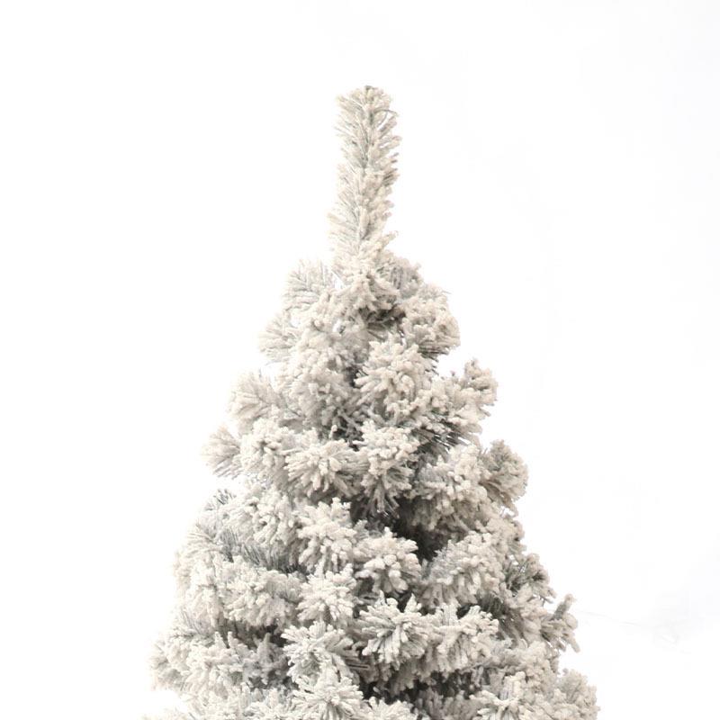 1.2/1.5/1.8米人造白色雪景落雪植绒喷雪圣诞树套装 圣诞节装饰品