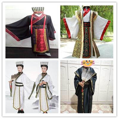 新款古装汉服谋士服装古代影视诸葛亮演出服三国孔明服装张飞刘备