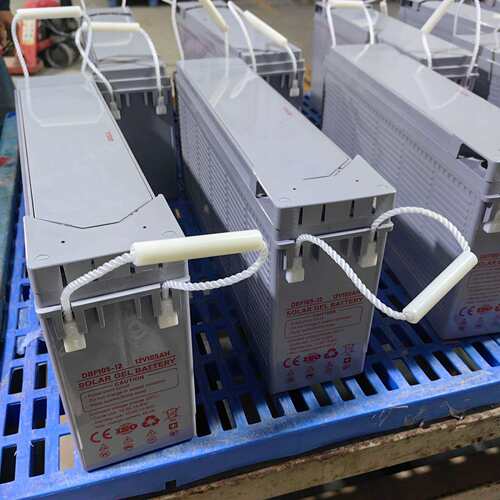 前置端子蓄电池12V胶体电池105ah工商业家庭光伏储能电瓶高容量