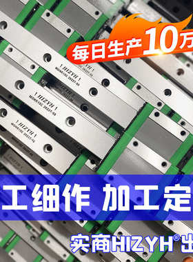 MGW12H MGW15H微型直线导轨滑块小型直线滑动装置线性滑轨滑块