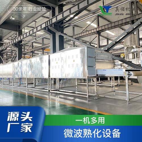 花生微波烘烤熟化机粮食玉米麦片豆类烘干机工业微波干燥设备