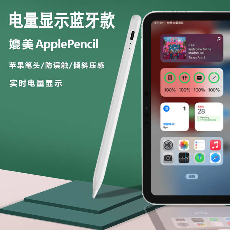适用ipad平板apple pencil主动平板电容笔ipad触屏触控绘画手写笔