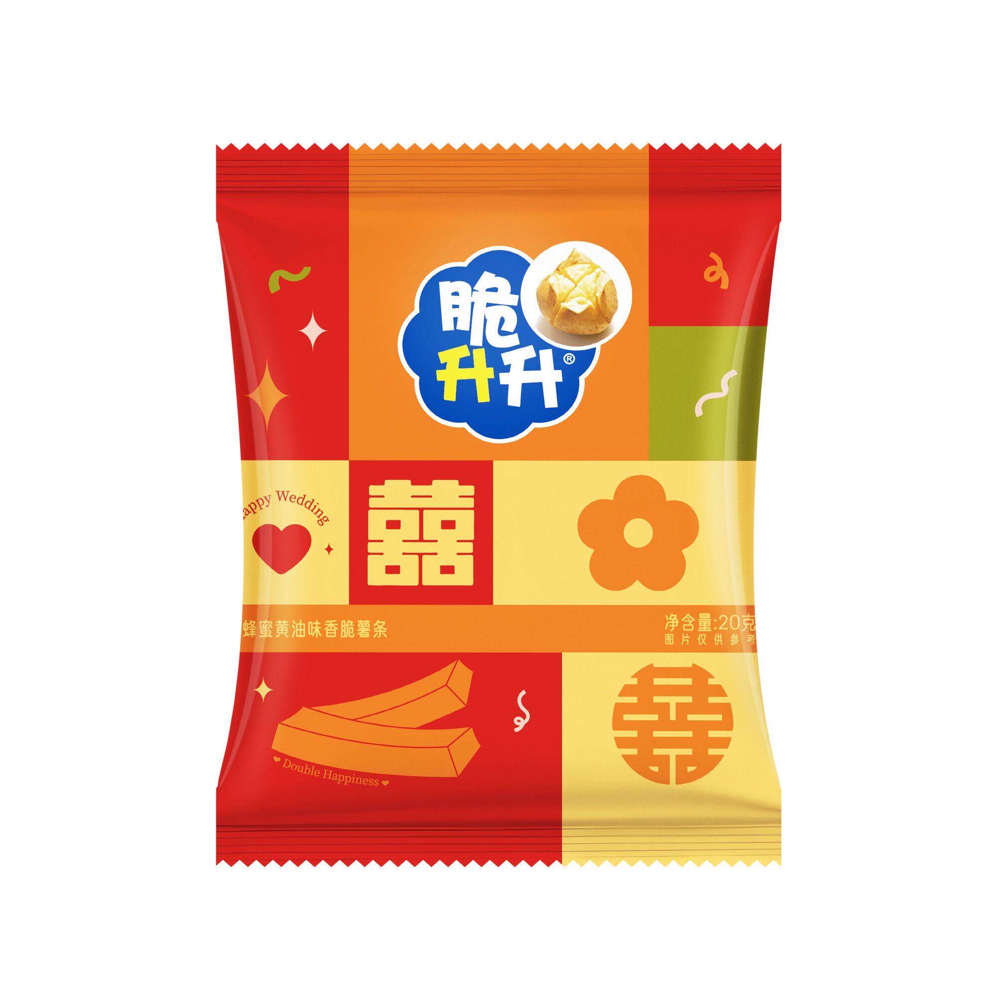 薯条零食脆升升新品20g薯条薯片红薯条经典蜂蜜盐烤虾随身零食
