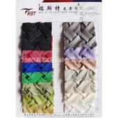 丝光布压皱大编织纹里布仿真折皱编织布料后加工褶皱箱包手袋面料