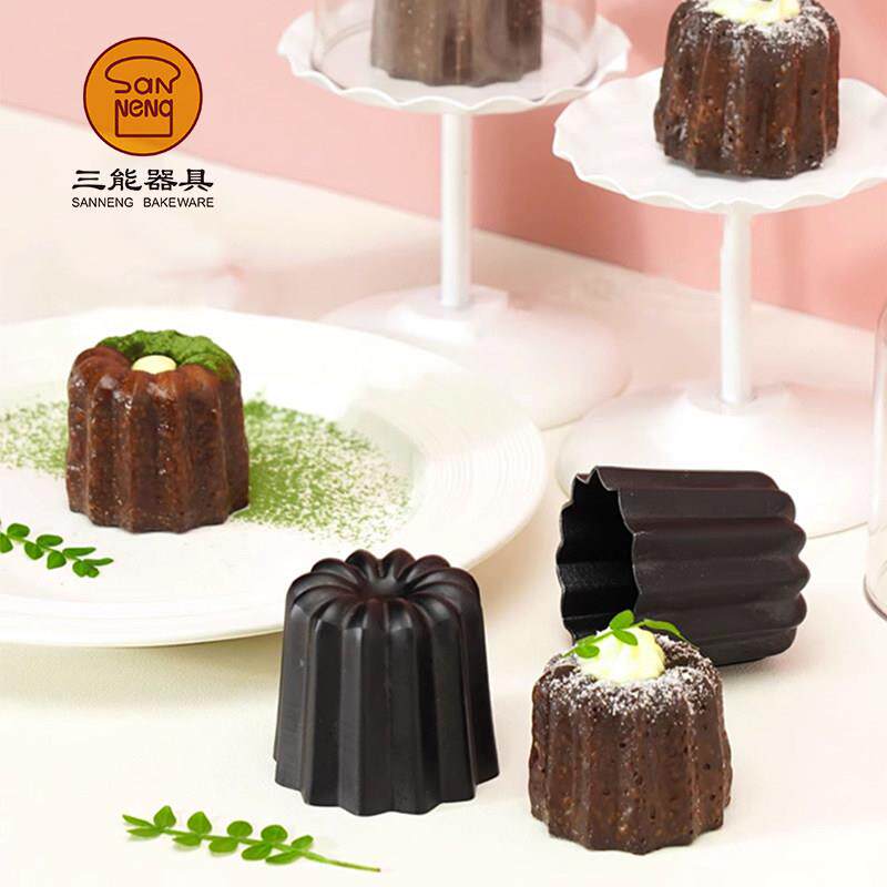 三能可露丽蛋糕模 SN6505家用不沾蛋糕模具烤箱用易脱模 烘焙模具