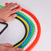 缠绕管螺旋管保护套电脑线收纳整理线管绕线管包线管缠绕管套