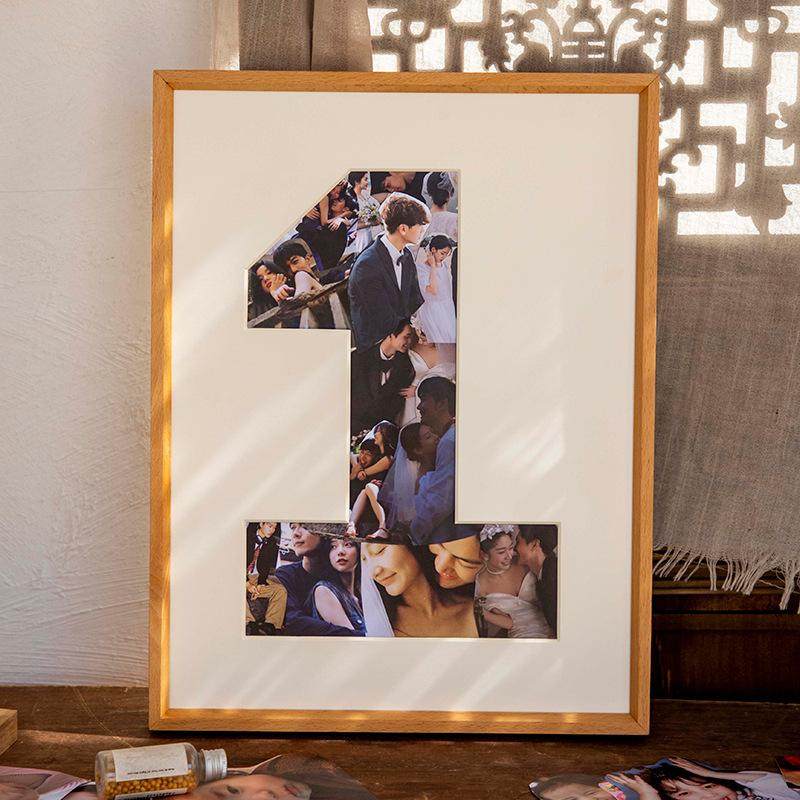 小红书宝宝一周年成长纪念照相框儿童12个月记录照片相册周岁礼物,家居饰品,DIY亲子装饰画,淘宝优惠券,粉丝福利购,淘宝优惠卷