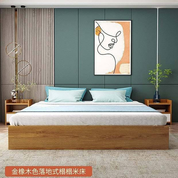 ?榻米榻落式床架1.8x2米空架子F88M79H5框架超地厚床宾馆床卧室床