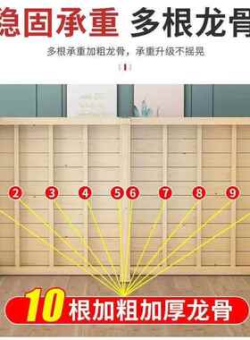 全实木叠单人床家用简成易木板办床人公室午休午睡折ERP出租屋儿