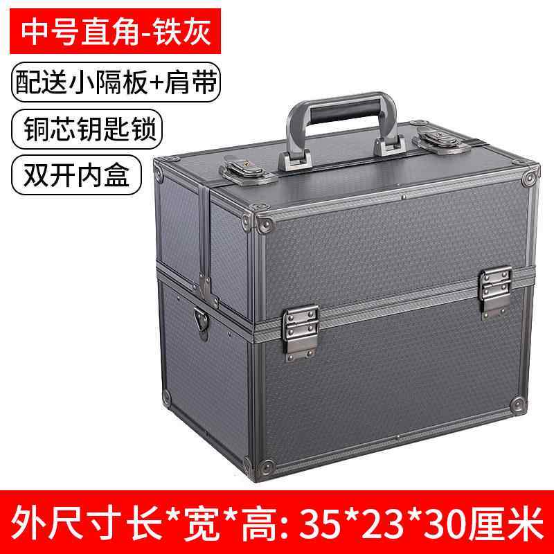 新款大号能五金工多具箱拉杆式带功工业级轮家用车载工具箱收纳盒