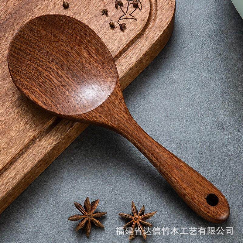 乌檀木木勺家用大号盛汤盛粥稀饭搅拌勺子日式无漆长柄木质大汤勺,厨房/烹饪用具,锅铲,淘宝优惠券,粉丝福利购,淘宝优惠卷